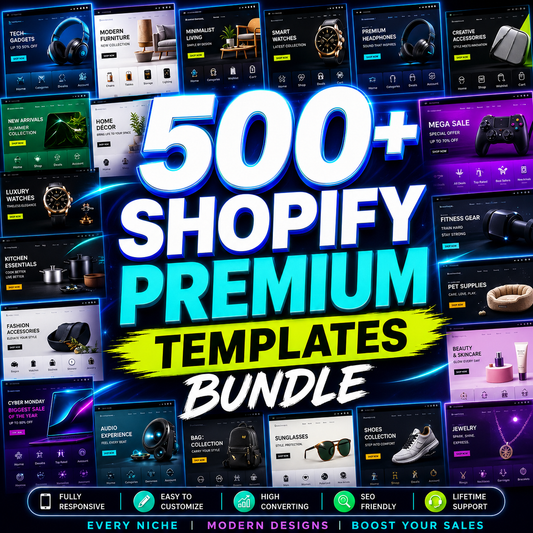 Shopify 500+ Full Premium Themes