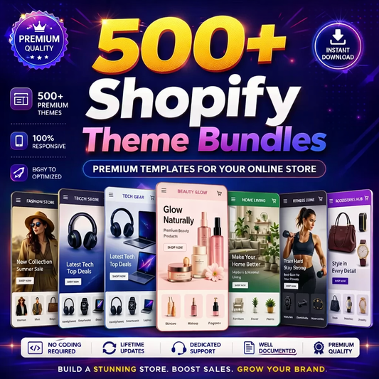 Shopify 500+ Full Premium Themes