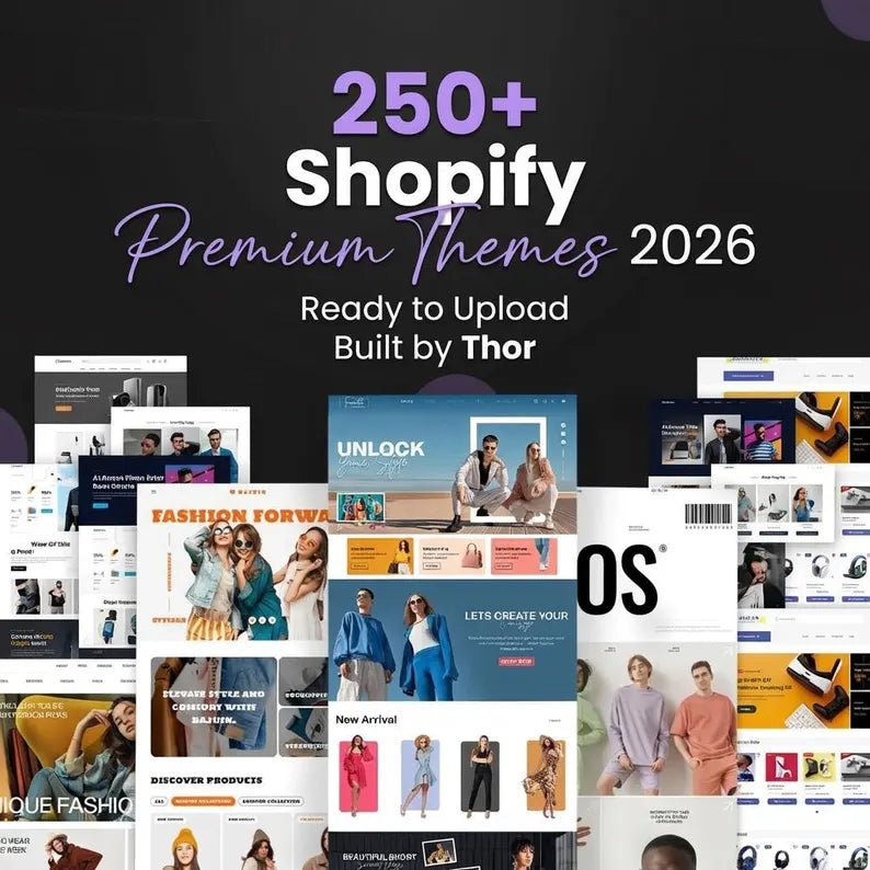 Shopify 500+ Full Premium Themes