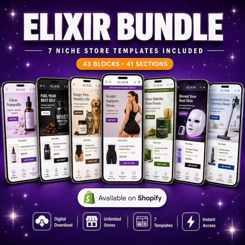 Shopify 500+ Full Premium Themes